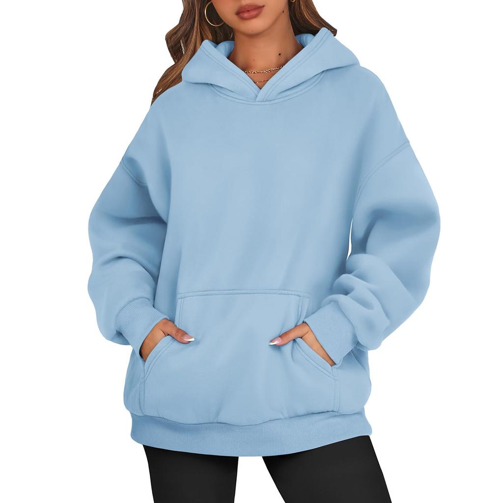 Womens Oversized Sweatshirts Fleece Hoodies Long Sleeve Shirts Pullover Fall Clothes With Pocket