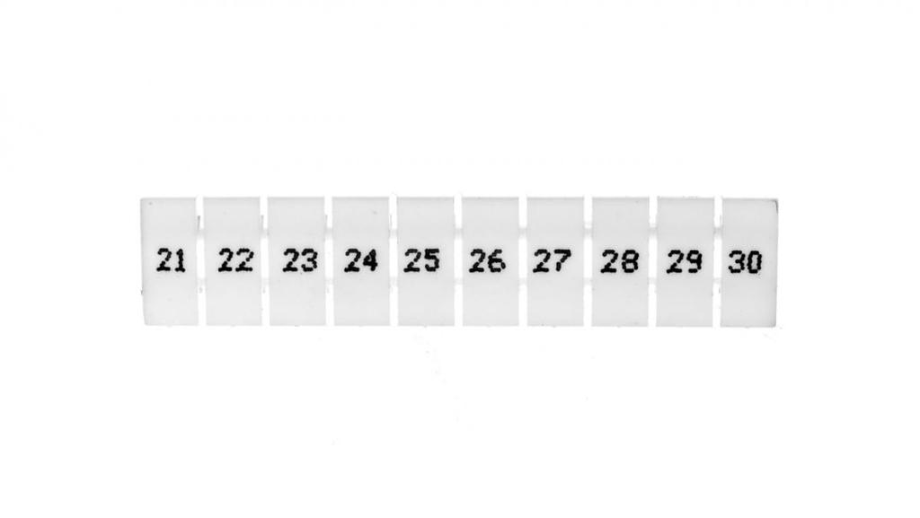 Marker For Connectors Ezu-5/21-30 White R34Rr-07060001410 /100 Pcs/