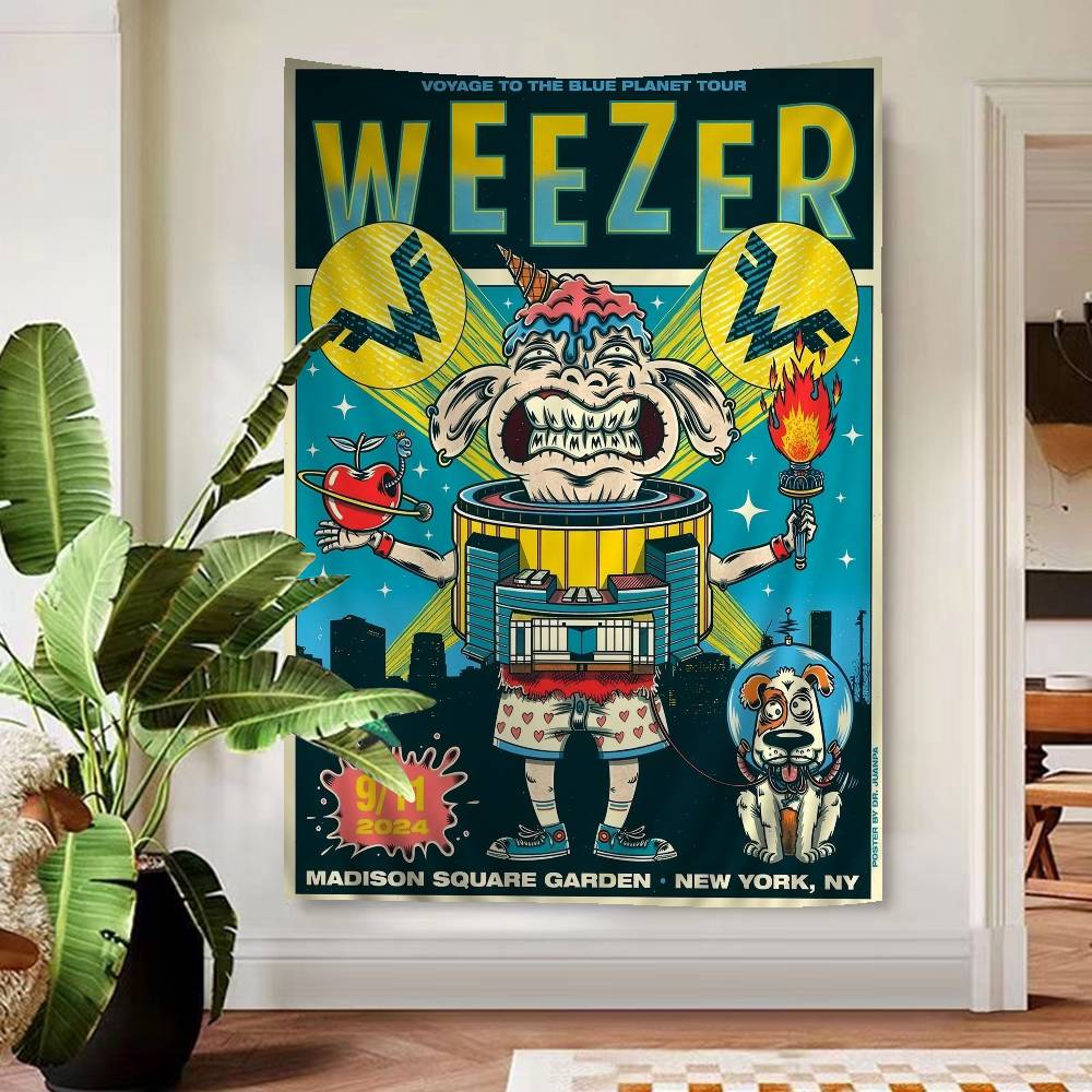 Музыкальная группа Weezer Подвесной Богемный Гобелен Подвесной Таро Хиппи Настенные Ковры Комната Домашний Декор