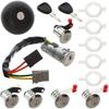 Renault Master II 1998- complete ignition switch + 5x lock inserts + fuel filler cap set