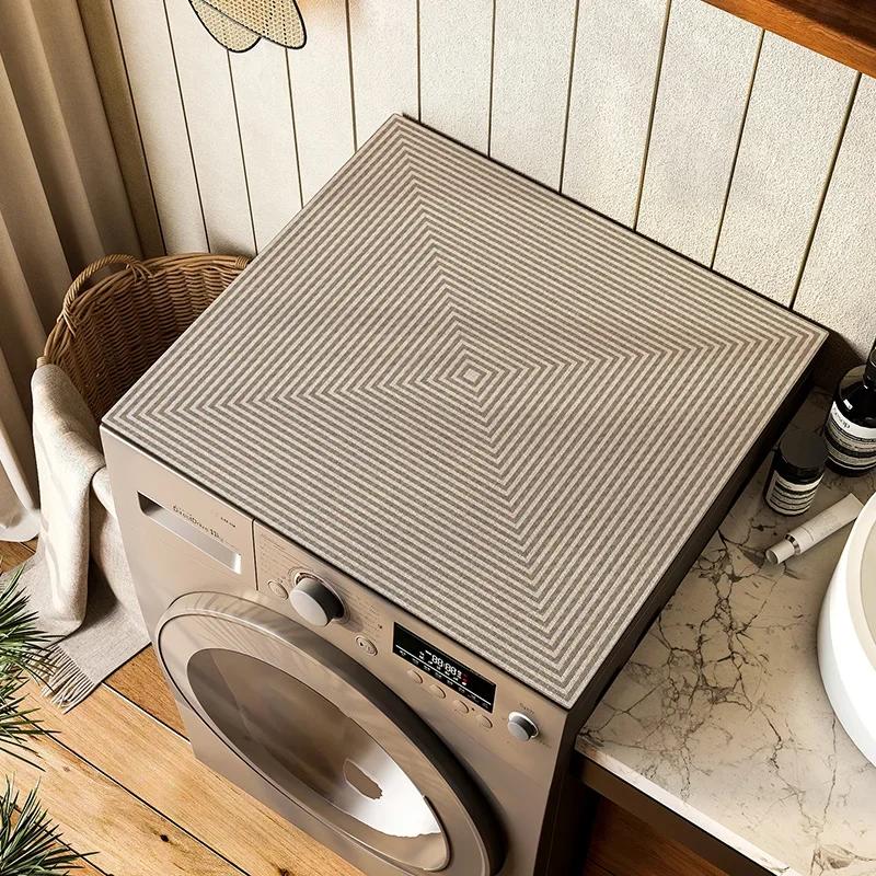 Коврик для стиральной машины, впитывающий мягкий диатомовый грязевой коврик, украшение для дома в японском минималистском стиле