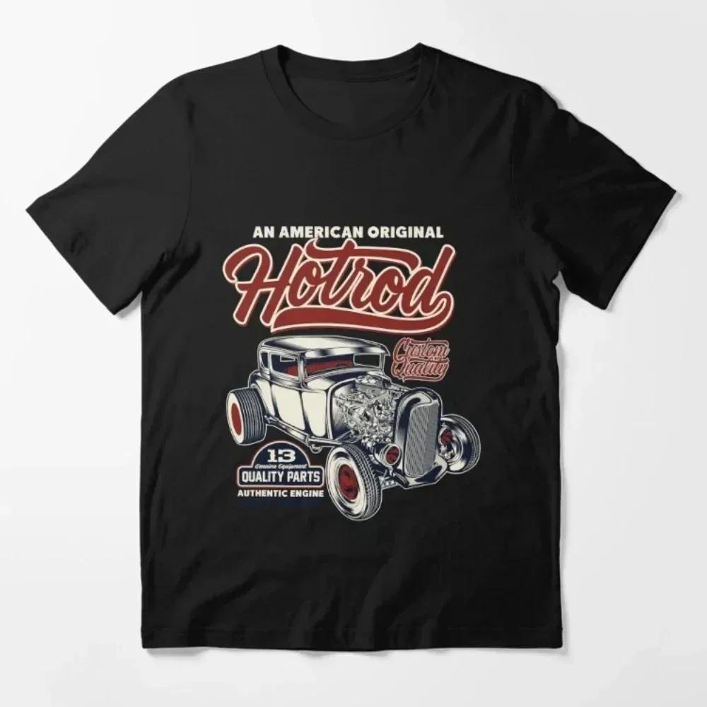 2024 Vintage Hot Rod Speed and Power Shirt for Unisex T-Shirt  Fashion Hip Hop  T's My Life T-shirt Cotton Tees Short Sleeve Tops