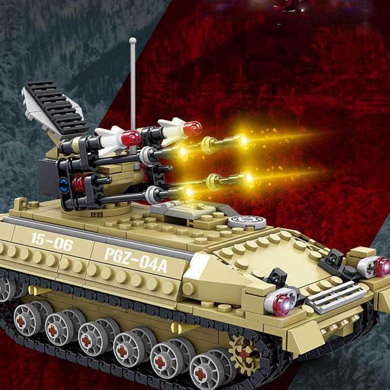 578 шт., военные танковые армейские строительные блоки, кирпичи, модель, подарок на день рождения для детей для мальчика