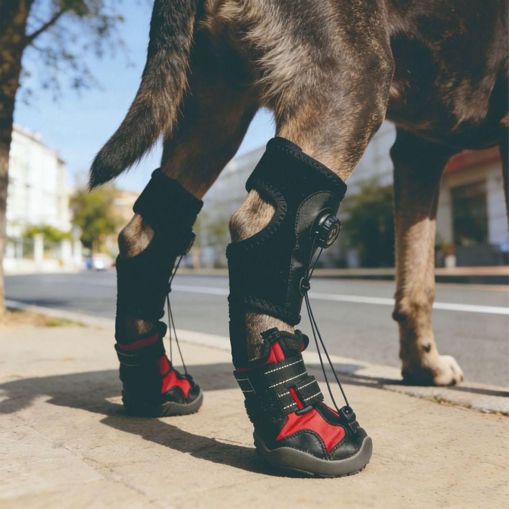 Wear-Resistant Paw Protectors Anti Drop Drops Foot Brace Corrective Dog Shoes Indoor Use