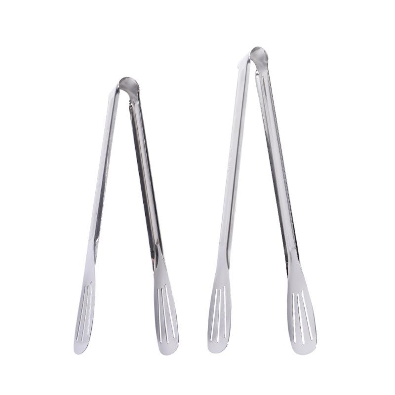 304 Stainless Steel Three-wire Food Clip Bread Clip Steak Clip Barbecue Anti-scalding Tool 1mm Thick Multi-size