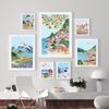 Nordic Travel Posters Barcelona Venice Abstract Landscape Canvas Painting Wall Art Italy France Print Pictures Livingroom Decor