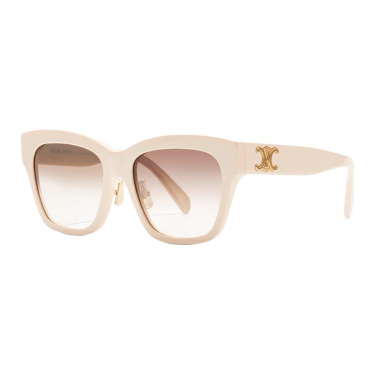 Celine Irregular Shape Sunglasses With Mirror Leg Pattern Design Women sunglasses Multicolor CL40235F