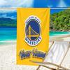 1pc Golden State Warriors Beach Towel with Custom Name, Beach/Swimming/Bath/Picnic/Camping Towel, Suitable for Seaside Beaches