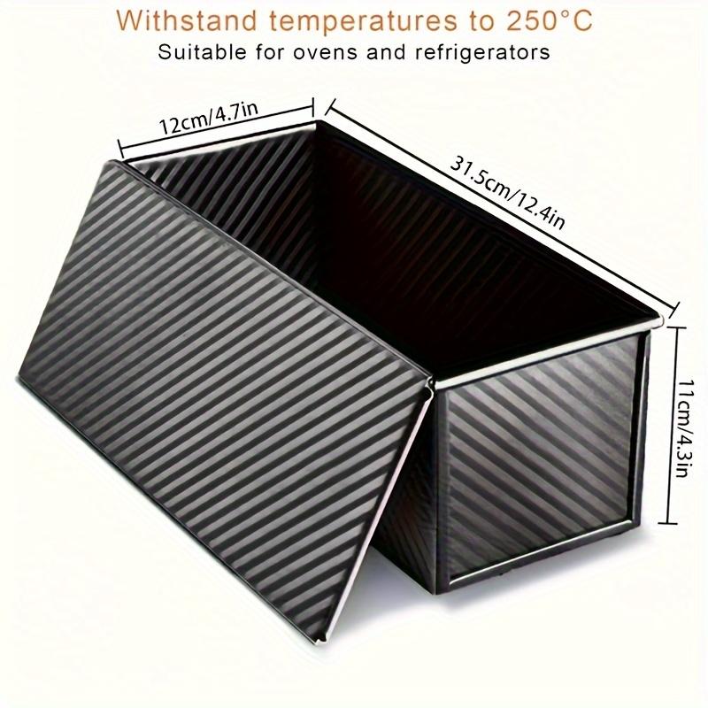 1 шт., Форма для выпечки хлеба с крышкой (30,99 см х 12,19 см х 11,94 см), Форма для выпечки хлеба, приспособление для приготовления тостов, кухонные принадлежности