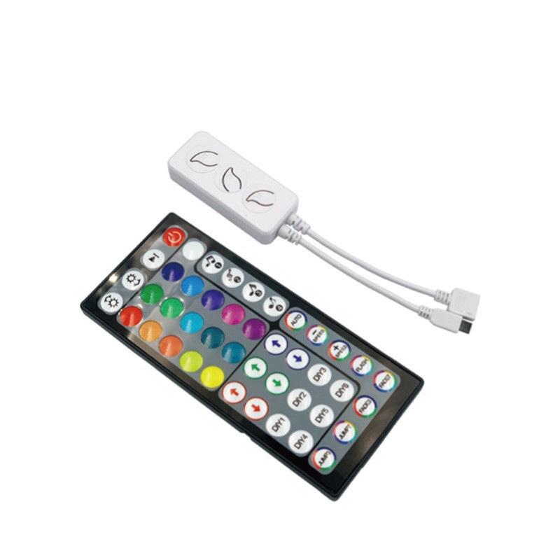 Bluetooth RGB LED-лента Контроллер, 24-клавишный пульт, Цвет Мечты, Лампа Лотос, 5В/12В/24В, Семицветный Диммер