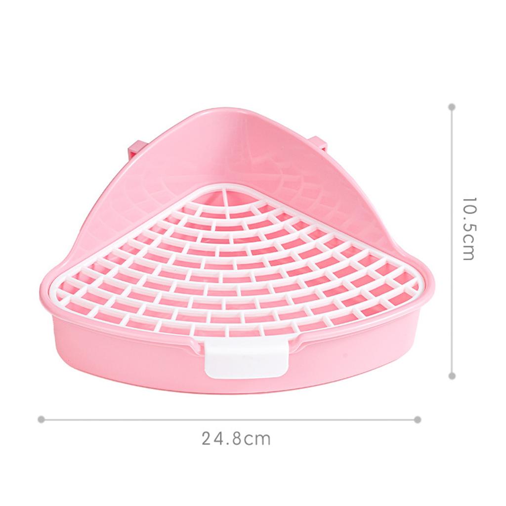 Лоток для туалета для кроликов, туалет для животных, приучение к горшку, угловой туалет для кроликов, ящик для хорька, хомяка, дракона, кошки, морской свинки, голландские принадлежности