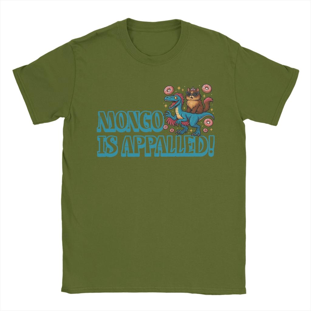 Mongo is Appalled Dungeon Crawler Carl princess donut T Shirts Men Pure Cotton Vintage TShirt O Neck  Tee Shirt Tops Graphic