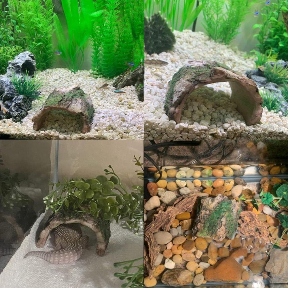 Escape Cave Reptile Hideout Simulation Reptile Cave Lizard Hideaway Shelter  Pet Breeding