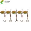 5 шт. HENGJIA 0,11 унций/2,2 дюйма, металлические приманки, мини-рыболовные ложки, приманка для форели, окуня, щуки, рыболовные приманки