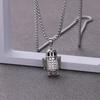New Mobile Robot Pendant Men's Hip-hop Street Necklace Stainless Steel Ladies Sweater Chain Men's Necklace Women's Necklace