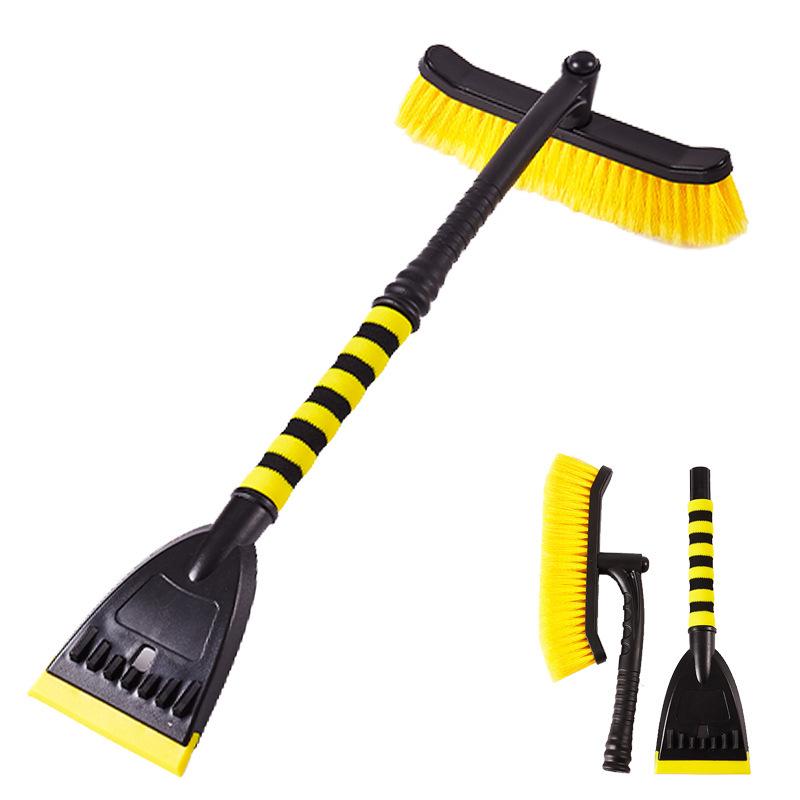 Съемная щетка для снега 2-в-1 и скребок для льда для автомобилей