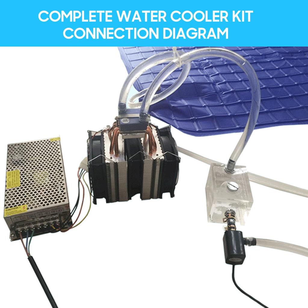 Полупроводниковый холодильный охладитель для аквариума высокой мощности, 180 Вт, 12 В, охлаждающая вода для холодильника