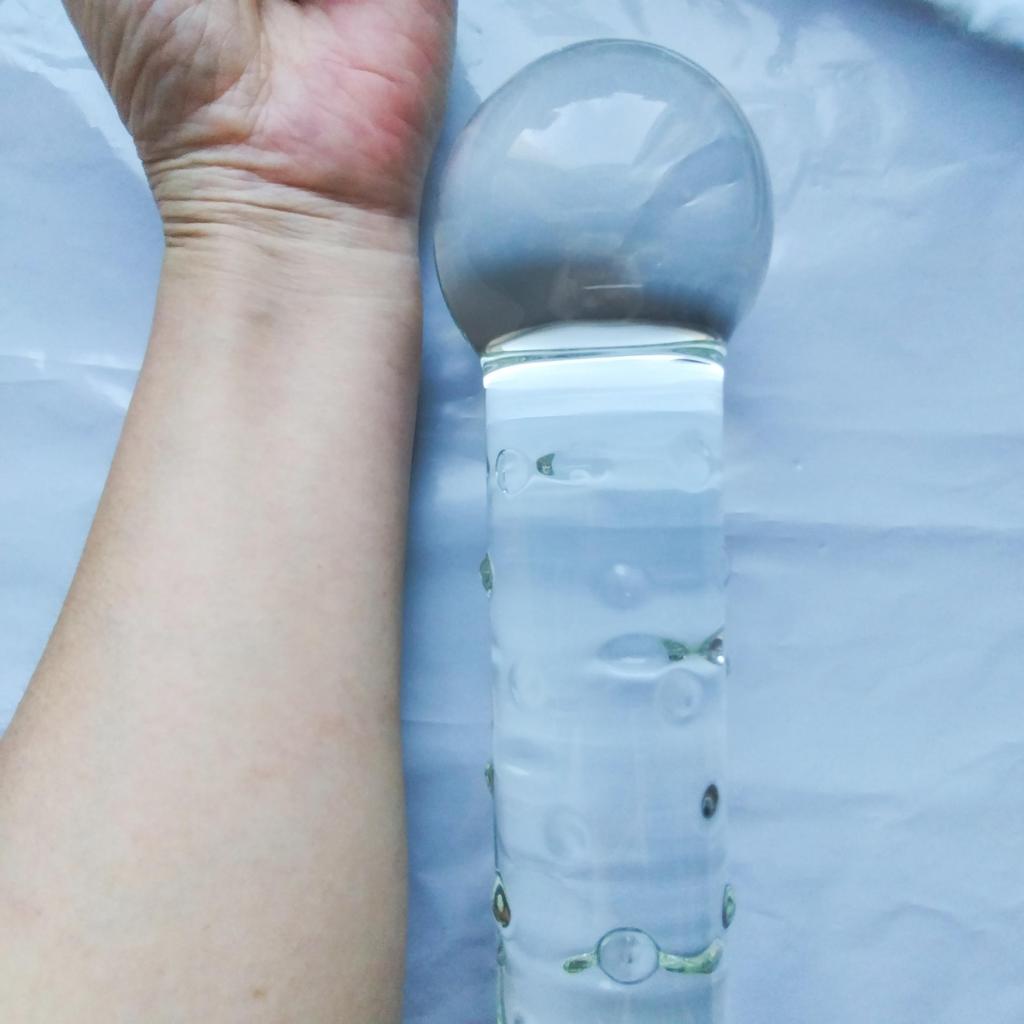 VaHppy Большой размер 1450 г 7 см анальная пробка jumbo skillfulness анальный расширитель тренировочные мастурбаторы дилдо стеклянные секс-игрушки для геев