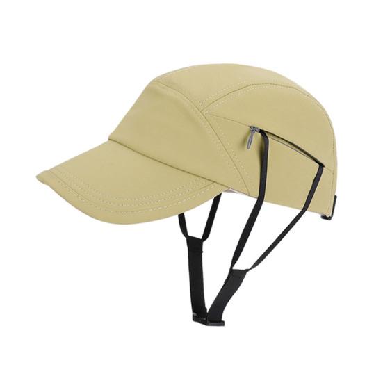 Sun Hat Adjustable Chin Straps Extended Brim Baseball Hat UV Blocking Windproof Outdoor Travel Riding Hat