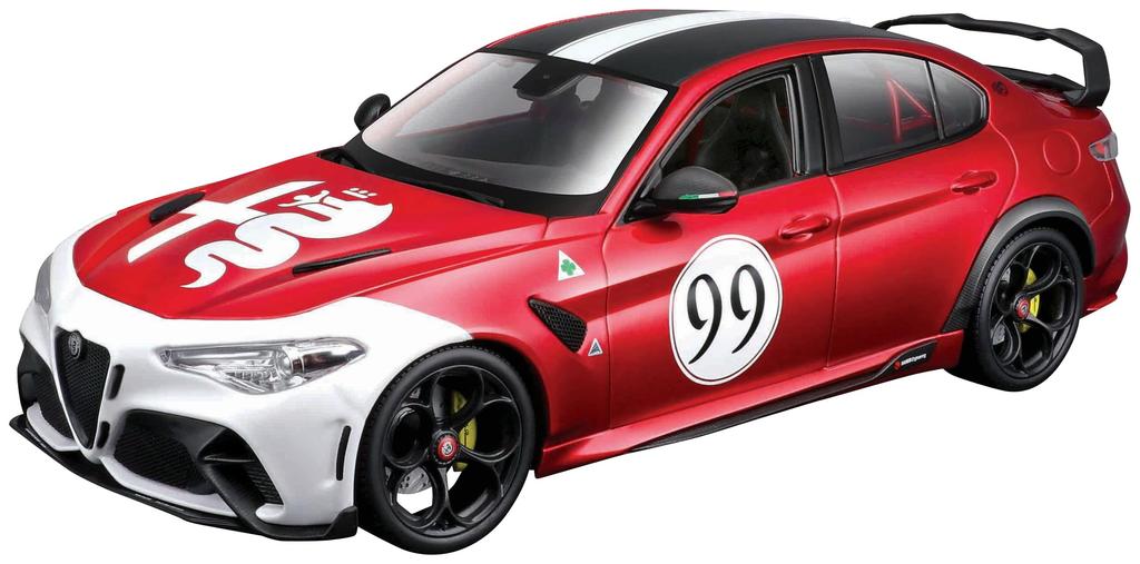 BURAGO Alfa Romeo Giulia GTAm No 99 MT Готовая продукция 1/18 Красный/Белый
