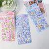 Cute Cartoon Bird Stickers 3D Relief Crystal Self-Adhesive Sticker Laptop Phone Case Scrapbooking Decals DIY Stationery