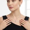 Heart Pendant Long Clavicle Chain Moissanite Light Luxury Womens Fashion Necklace