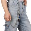 Metal Punk Rock Key Chains Clip Wallet Chain Belt Thick chain  Pant Jean Keychain  Biker Link
