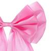 6 шт. большой розовый бант настенное украшение атласная лента подвесной галстук бант для детского душа девичник помолвка свадьба девичник комната фон декор