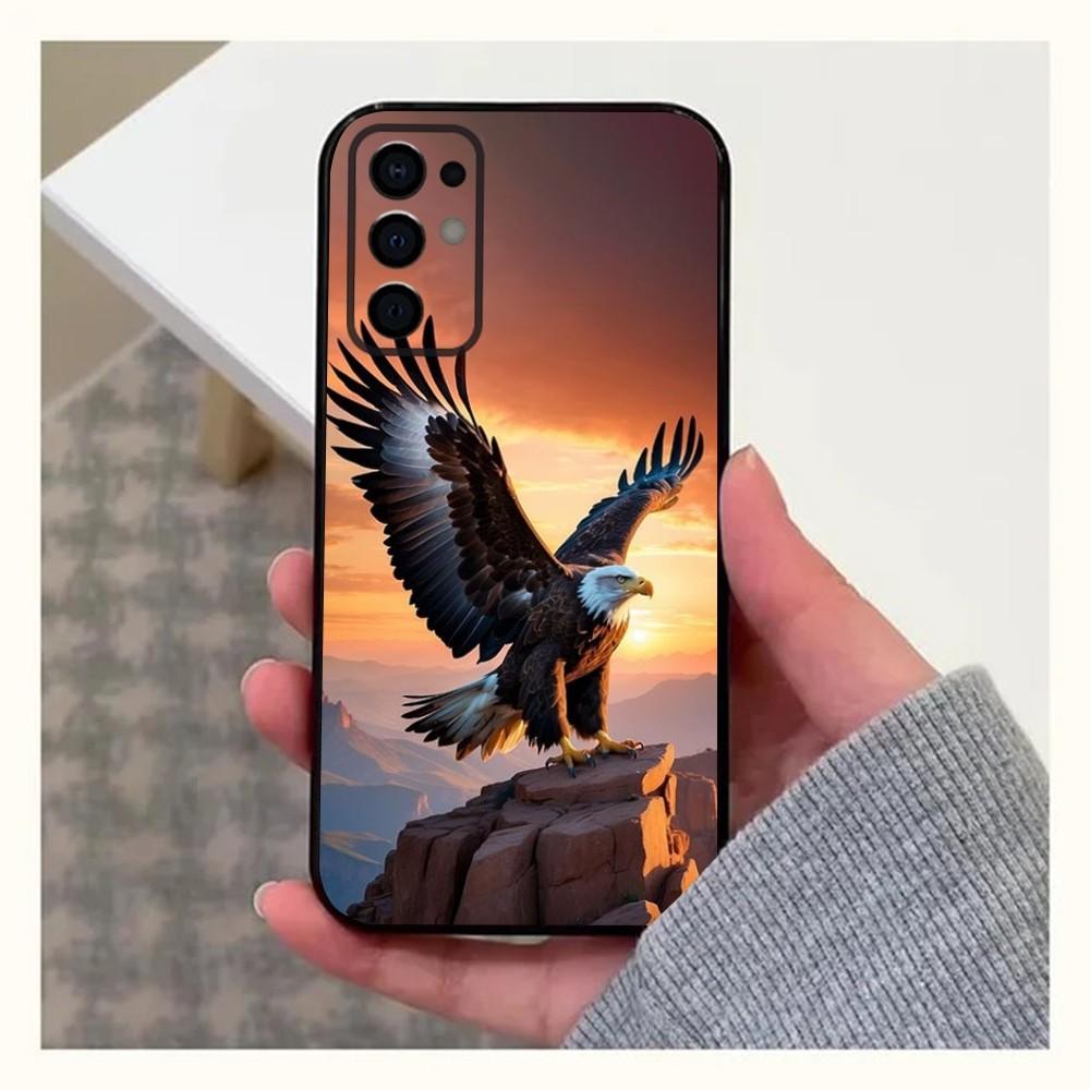 Чехол для телефона Орел Для Samsung S24, S21, S22, S23, S30, Ultra, S20, Plus, Fe, Lite, Note, 10, 9, 5G Черный Мягкий чехол