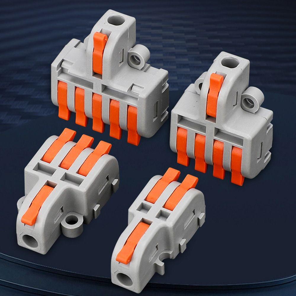 Compact Wire Connector Universal Push-in Terminal Blocks  Electrical