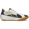 Black Fives X Puma All-Pro Nitro Harlem Rens 100 Year Anniversary Unisex Sneakers White Ivory-Glow Navy 379886-01