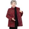 Fengxiao Women's Winter Plush Cotton Padded Jacket for Elderly