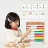 Sol&Sam Children's Elementary Counting Abacus Four Principles Operations Number Reading Counting Mathematics Tool, 1 Piece, Korean Toy Supplies