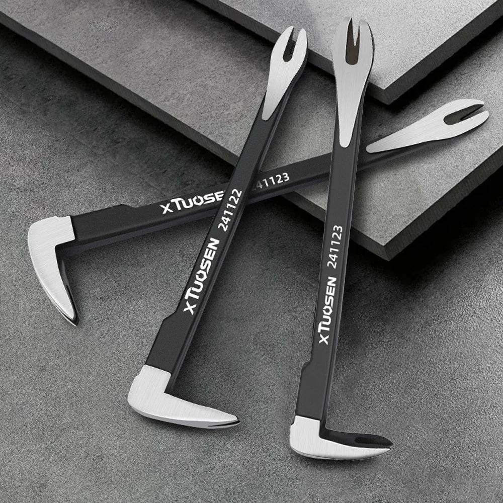 Гвоздодер Лапа кошки Удалитель гвоздей Многофункциональный лом Инструмент Стальной экстрактор гвоздей для дома Деревообрабатывающие инструменты