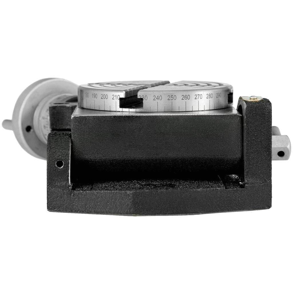 VEVOR Вертикальный и горизонтальный поворотный стол 4 дюйма/100 мм, 4 слота, прецизионный высоковольтный рабочий стол, наклоняющийся на 360 градусов, фрезерно-сверлильный станок