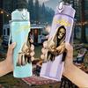 1PC Female Figure Art 750ml sports water bottle leakproof straw lid outdoor office home