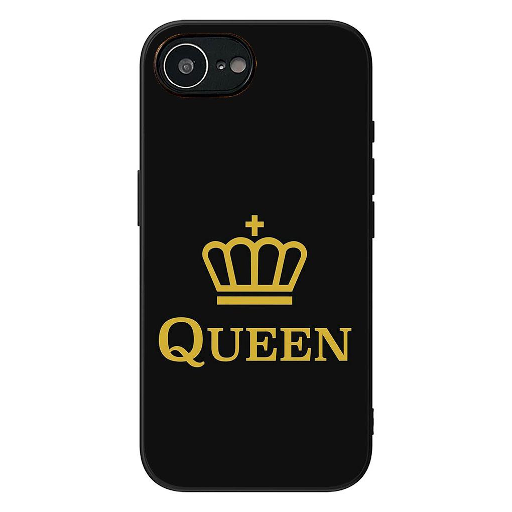 Soft Cover for Samsung Galaxy S25 S24 S23 FE Plus Ultra S7 Edge A16 A15 5G s25+ Coque Phone Case Crown King Queen Princess