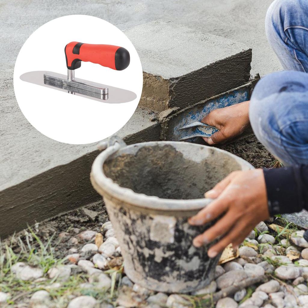 Кельма для бассейна из нержавеющей стали Плоская кельма для отделки бетона Инструменты Цемент Гипсокартон Штукатурка Каменная кладка Строительный инструмент