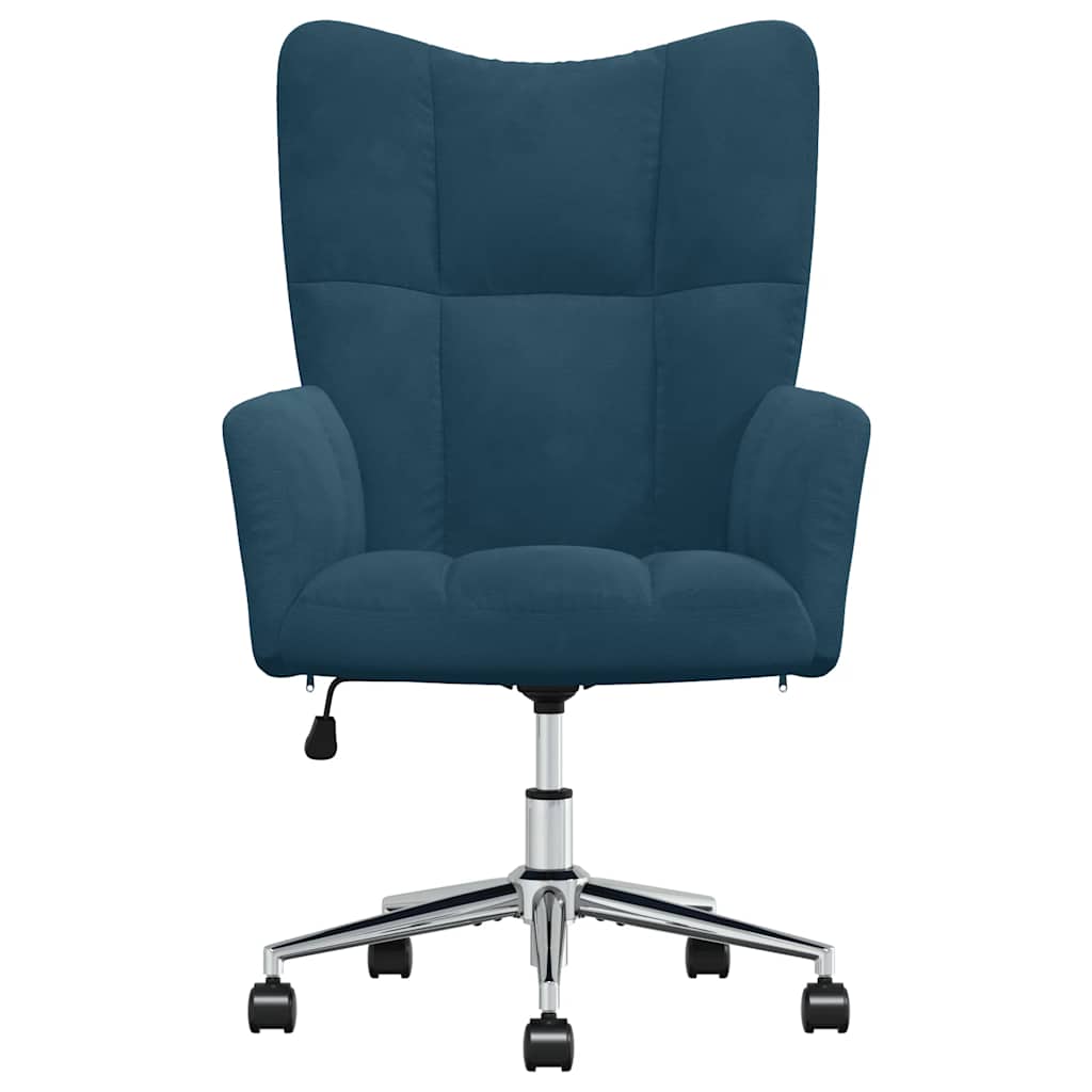 Relax Chair in Blue Velvet