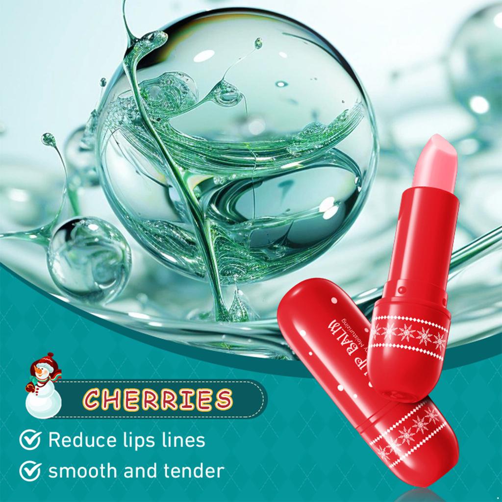 Festive Honey Fruit Flavored Moisturizing Lip Balm for Nourishing Dry Lips Perfect Christmas Stocking Stuffer Present