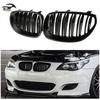 4-09 BMW 5 серии E60/E61 Передняя решетка бампера Двойная планка Модификация передней части