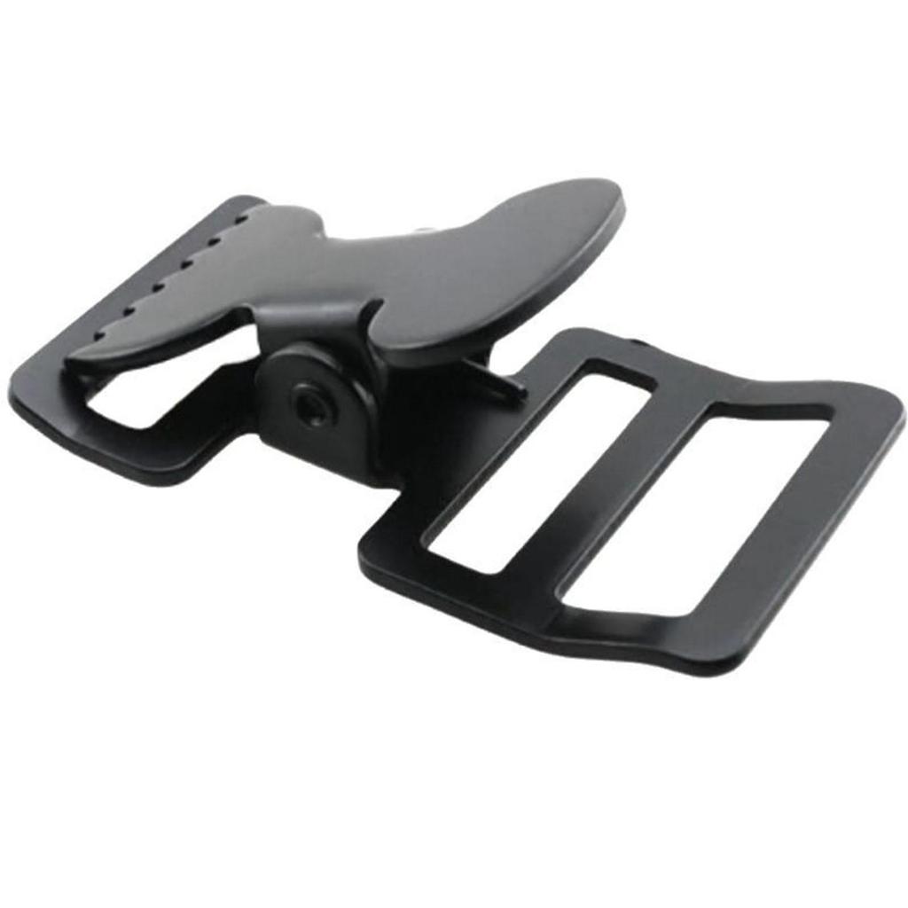5pcs Strap Buckles Replacement Heavy Duty Metal Webbing Clip for Backpack Luggage Pet Collar DIY Inner 38mm Black