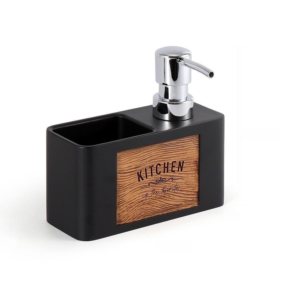 Многофункциональная головка насоса Кухонный дозатор мыла 160 мл Органайзер для раковины Держатель для губки Нажимной ABS дозатор жидкого мыла Мытье рук