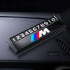 Aluminium Alloy Car Temporary Parking Card Phone Number Plate For BMW E46 E90 E60 F30 E39 E36 E87 E92 E91 E10 F20 X5 Performance HF6