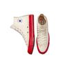 Comme des Garçons Play x Converse Chuck 70 High Pristine Red Унисекс Кроссовки Крем Egret A01794C