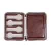 2/4/8 Slots Travel Dustproof Embedded Watch Box Zipper Portable PU Leather Storage Case Watch Display Box For Trips And Gifts
