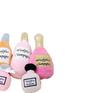 Creative Design Funny Cute Plush Doll Toys for Dog Stuffed Perfume Whiskey Wine Bottle Squeaking Pet Dog Toys