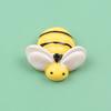 10 шт., Миниатюрный декор из смолы в форме пчелы, яркий цвет, DIY, изысканные Мультяшные животные, миниатюрные аксессуары для рукоделия