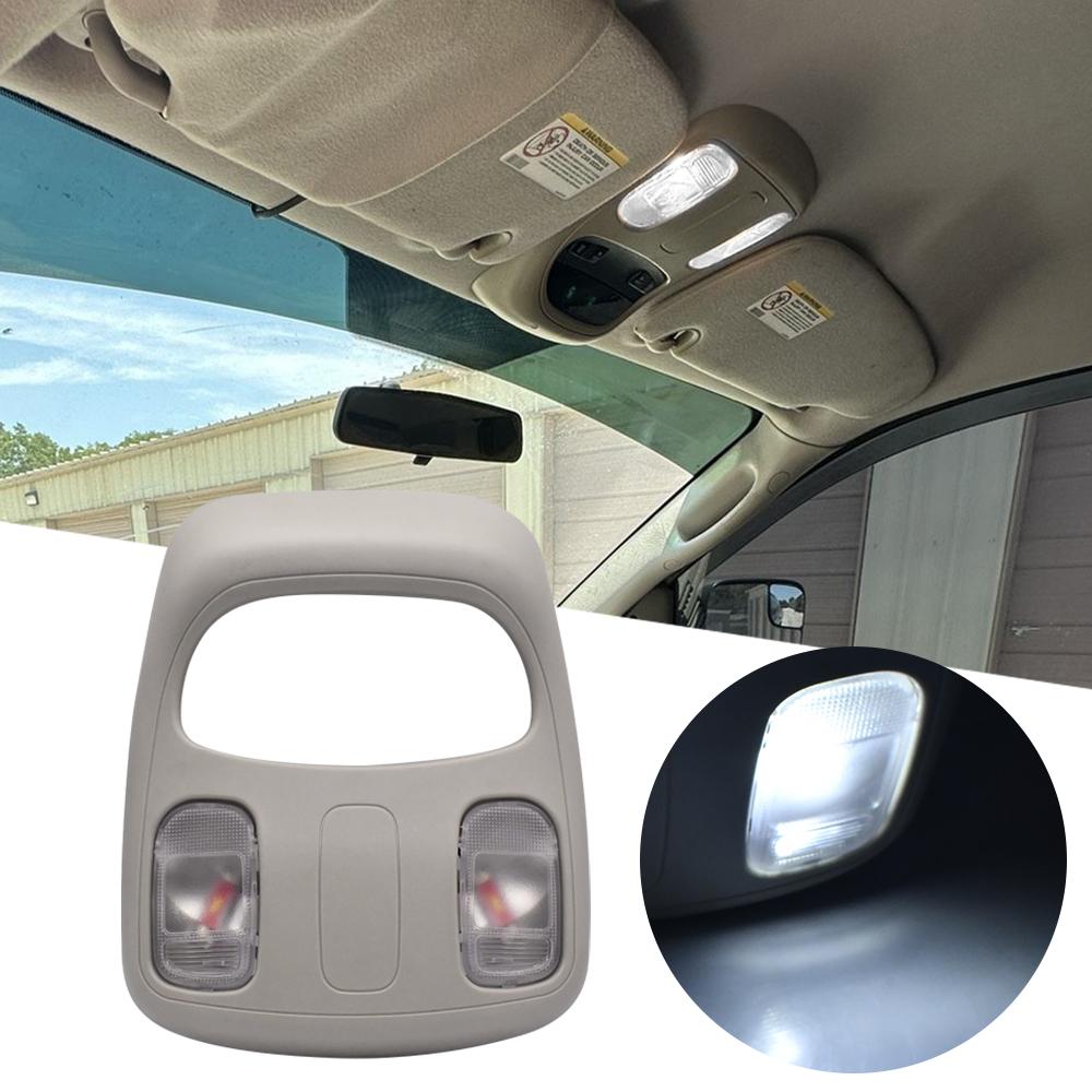 Для Dodge Ram 1500 2500 3500 4500 5500 2006-2010 Светодиодная потолочная консоль, плафон освещения салона, потолочный светильник для чтения LED/Галогенная лампа 1DK78BD1AA