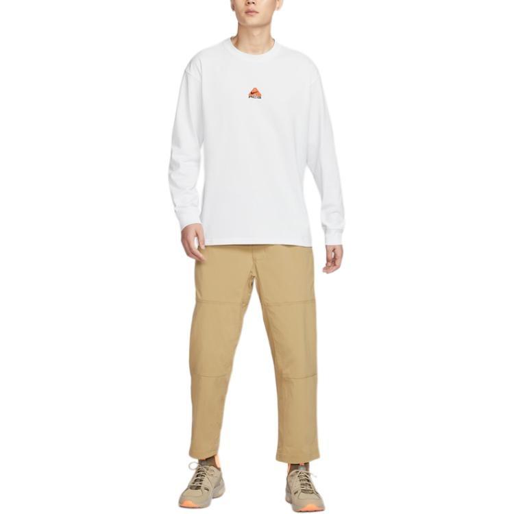 Nike logo-print long-sleeve T-shirt Men's DR7754-121